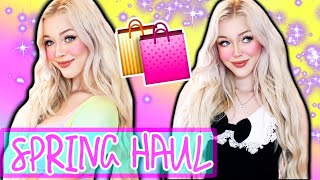 THE CUTEST SPRING OUTFITS EVER Dollskill Clothing Haul [upl. by Rebeca]