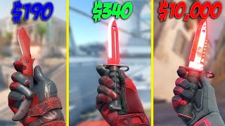 The BEST RED Knife and Glove Combos ANY BUDGET [upl. by Mundford]