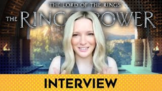 The Lord of the Rings The Rings of Power  Morfydd Clark Dishes on Galadriels Season 1 Journey [upl. by Polivy]