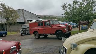 Glenisla Classic Vehicle Rally 24  4x4s Departing for their road run [upl. by Oimetra77]