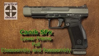 Canik TP9SFx  TP9SF Lower Frame Full disassembly and Reassembly [upl. by Hadwin]