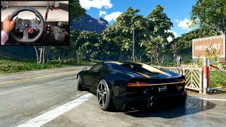 BUGATTI CHIRON SUPER SPORT  The Crew Motorfest  LOGITECH G29 gameplay [upl. by Fulmis]