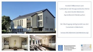 NAK Apostel Senioren Gottesdienst heute live aus der Gemeinde Hildesheim [upl. by Blain]