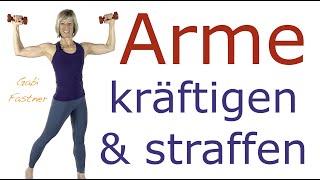 🍎 32 min Oberkörper und Arme kräftigen und straffen  HantelWorkout für Geübte [upl. by Osana98]