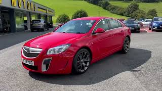 2013 VAUXHALL INSIGNIA VXR SUPERSPORT NAV 28 V6 320 BHP for sale at Castle Motors [upl. by Neeven]