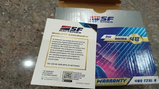 SF BATTERIES FOR Bike WITH QUICKLY ASSURANCE  online registrar sf batteries processes [upl. by Tserrof]