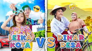 LEIKA CEWEK KOTA VS BABY DINAR CEWEK DESA  LEIKA KASIH CHALLENGE DESA VS KOTA [upl. by Tibold944]