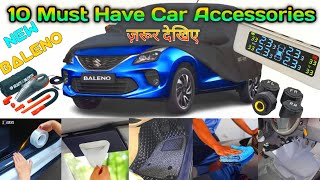 😎Top 10 Cool Maruti Suzuki Nexa Baleno 2024 Car Accessories [upl. by Eniamrej986]