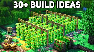 30 Build Projects for Survival Minecraft 119 7 [upl. by Glenine]