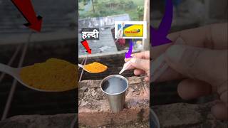 Haldi and favequick s science experimentviralvideo shorts experiment trending [upl. by Eelessej729]