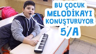 Melodikayı KONUŞTURAN 5 Sınıf Öğrencisi  Türk Marşı Melodika [upl. by Vernice]