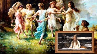 P Tchaikovsky Mirlitons Nutcracker – paintings by Hans Zatzka – synthesizer Eva Petrikova [upl. by Christophe]