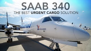 Saab 340  The Best Urgent Air Cargo Charter Aircraft [upl. by Gridley]