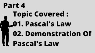 Class 9  ICSE  Chapter 4  Pressure In A Fluid amp Atmospheric Pressure part  4 [upl. by Staten]