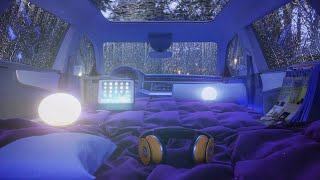 Its raining Ill sleep in the car  Car Camping [upl. by Cortney]