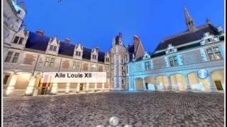 Visite virtuelle du château de Blois [upl. by Herrah]