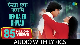 Dekha Ek Khwab with lyrics देखा एक ख्वाब Silsila Amitabh Bachchan Lata Mangeshkar Kishore Kumar [upl. by Ariane]