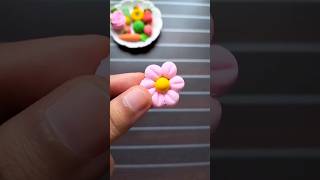 Clay flower Polymer clay flower Super clay flower Air dry clay flower shorts trending foryou [upl. by Rosalie]