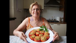 POMODORI ESTIVI RIPIENI  RICETTA DELLA NONNA MARIA [upl. by Tega]