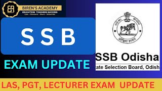 SSB 2024 EXAM UPDATE  LAS PGT AND LECTURER [upl. by Adora]