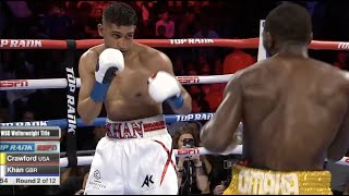 Terence Crawford v Amir Khan  Fight Highlights [upl. by Abisia855]