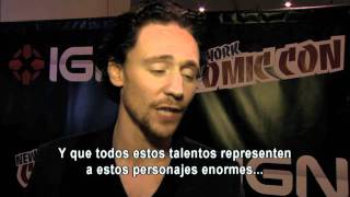 Los Vengadores de Marvel  New York Comic Con entrevista a los protagonistas  HD [upl. by Nedlog69]