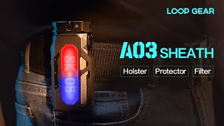 LOOP GEAR A03 SHEATH PreviewSheath for LOOP GEAR SK05 EDC Flashlights [upl. by Roane]