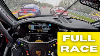 INSANE POV Wet Race in Porsche Cup at SpaFrancorchamps [upl. by Eentihw]