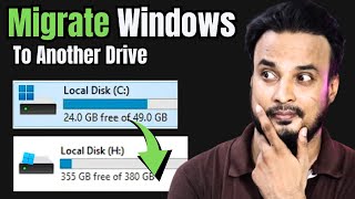 Migrate Windows to Another Drive for FREE   Clone Windows Drive to SSD or HDD 2023 [upl. by Mannuela]