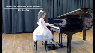 Elsa Granskog IX Stockholm International Music Competition 2 F Kuhlau Sonatina [upl. by Ai347]