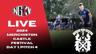 LIVE RUGBY MERCHISTON CASTLE FESTIVAL  DAY ONE PITCH FOUR [upl. by Funda]