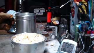 Making Popcorn in the IMUSA Grease Pot [upl. by Leasia]