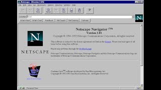 Netscape Navigator 201 in 1995 [upl. by Keever]