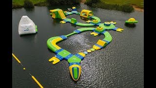 Cliff Lakes Aqua Park [upl. by Ecidnac]