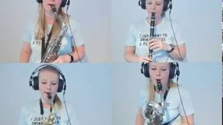 Monsters Inc Theme  SaxophoneClarinet quartet cover [upl. by Aratihc]