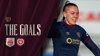 Aberdeen 02 Hearts  SWPL  Goals [upl. by Annahsirhc]