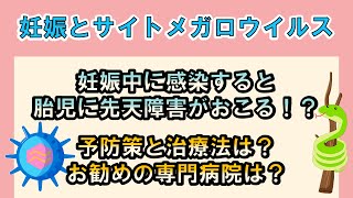 サイトメガロウイルスってなに？妊娠中の感染で赤ちゃんに先天障害が起こる！？予防法や治療法は？ [upl. by Laitselec791]