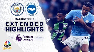 Manchester City v Brighton  PREMIER LEAGUE HIGHLIGHTS  10212023  NBC Sports [upl. by Mandych940]