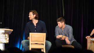 Vancon 20015  Jensen and Jared  Would Priestly from 10 Inch Hero Survive on Supernatural [upl. by Aerdied513]