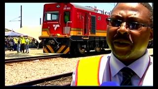 Transnet introduces new electric locomotives [upl. by Sanbo660]