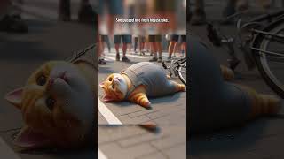 Its too hot Meow Meow has heat stroke cats stories cutecat [upl. by Lotsyrc]