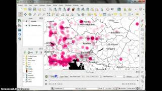 QGIS TimeManager and Layer Blending [upl. by Acirderf535]