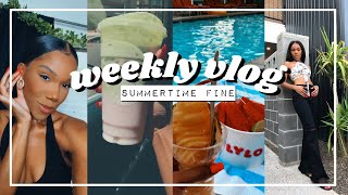 Weekly Vlog  Arizona Summers  Flight Attendant Life  Girls Night  Bossbabe Moves [upl. by Amero]