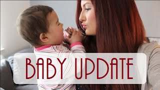 Baby Update  8 Monate  Einschlafen Abstillen Zahnen [upl. by Ingeberg]