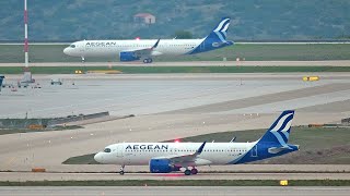 Aegean Airlines 3rd Airbus A321NEO delivery [upl. by Wack]