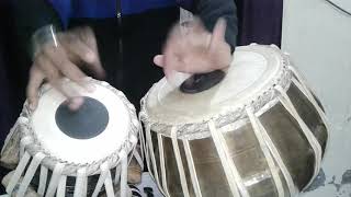 Tabla Taal DADRA variations on tabla played by MANKARAN SINGH [upl. by Narat]