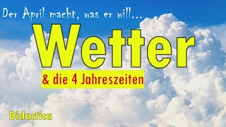 Wetter amp Jahreszeiten A1A2 [upl. by Ahcsat]