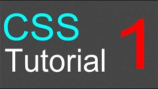 CSS Tutorial for Beginners  01  Introduction to CSS [upl. by Nibot793]