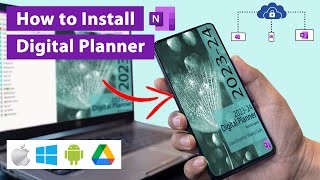 How to Install Teal Digital Planner for OneNote Windows 10 amp OneNote 2016 importing notebook files [upl. by Eikin610]