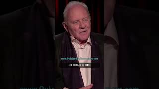 Anthony Hopkins  why DOUBT is a good thing [upl. by Airetal]